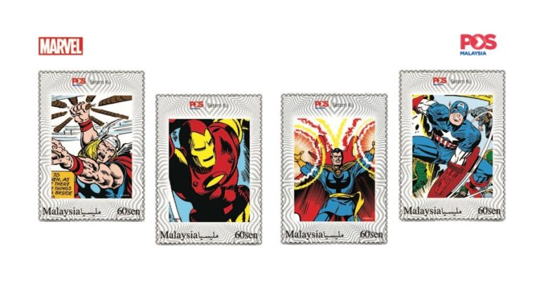 馬來西亞限定！MARVEL COMICS 80 週年郵票組！
